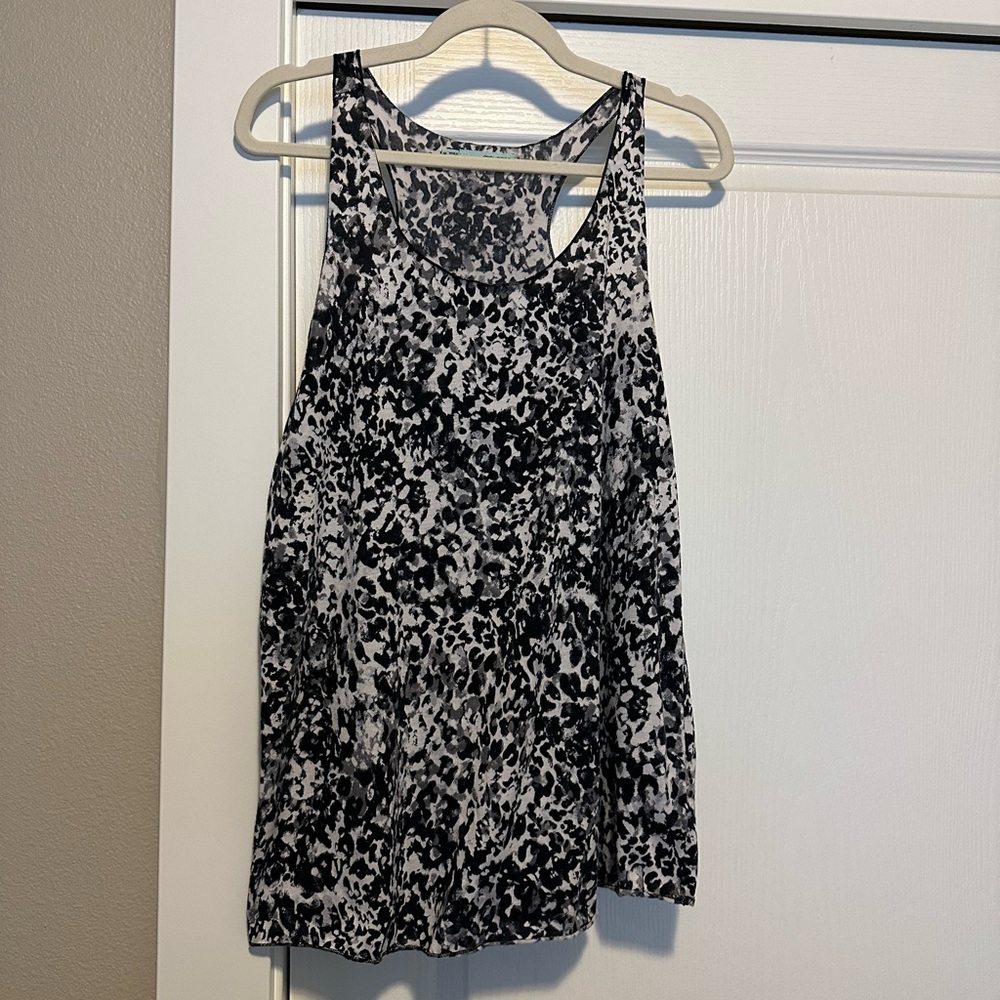 Maurices Racerback Abstract Tank Top